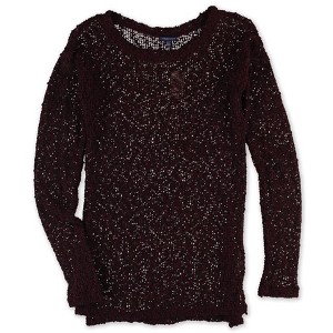 Aeropostale Womens Sheer Lace Knit Sweater - 1 of 1