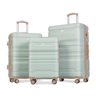 LOVMOR Luggage Sets New Expandable Hardshell 3pcs Clearance Luggage Hardside Lightweight Durable Suitcase sets Spinner Wheels Suitcase with TSA Lock