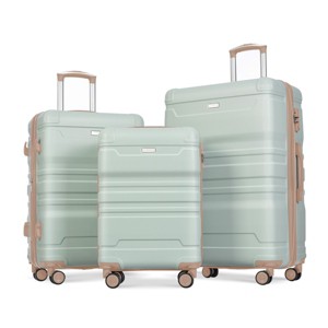 LOVMOR Luggage Sets New Expandable Hardshell 3pcs Clearance Luggage Hardside Lightweight Durable Suitcase sets Spinner Wheels Suitcase with TSA Lock - 1 of 4