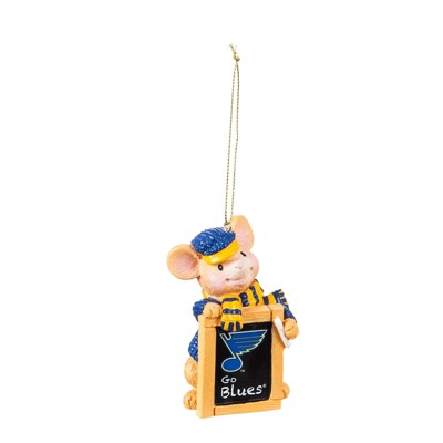 St Louis Blues, Holiday Mouse Ornament