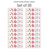Big Dot of Happiness Donut Worry, Let's Party - Doughnut Party Water Bottle Sticker Labels - Set of 20 - 3 of 4