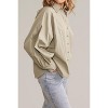 Women's cotton button down top - In February - 4 of 4