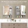 Racxily Medicine Cabinet with Mirror, Wall Mounted Bathroom Storage with Adjustable Shelves & Aluminum Frame - 3 of 4
