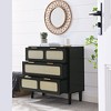 KTMBDW 3/5/7 Drawers Dresser for Bedroom, Wood Farmhouse Drawer Chest, Chest of Drawer, Tall Dresser with Organizer for Bedroom, Living Room - 3 of 4