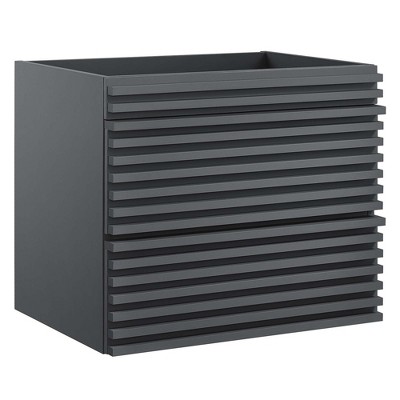 Modway Render 24Inch Wall-Mount Bathroom Vanity Cabinet
