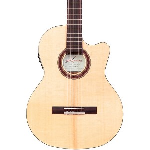 Kremona Rondo Thin Line Classical Acoustic-Electric Guitar Natural - 1 of 4