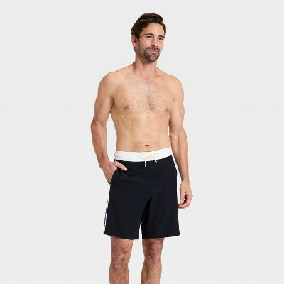 Мужские брюки Goodfellow & Co Men's 9'' Swim Trunks - Goodfellow & Co™ Black L — фото 3