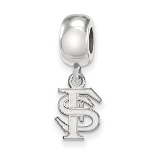 Black Bow Jewelry Sterling Silver Florida State Seminoles NCAA Bead Charm - 1 of 4