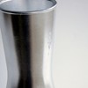 Slickblue 12" Mouth Blown Hourglass Bud Vase – Hand Gilded with Distressed Finish in 2 different color - 4 of 4