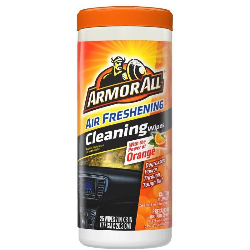 Armor All 25ct Orange Cleaning Wipes, 1 of 5