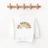 The Juniper Shop Lil Brother Stacked Curved Toddler Graphic Sweatshirt - 2 of 2