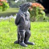 SPI Home Gentleman Mole Garden Sculpture – Whimsical Resin Outdoor Decor, 26" H x 13" W, Hand-Finished Woodland Character - 2 of 4