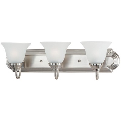 Maxim Lighting Essentials - 801x 3 - Light Vanity in  Satin Nickel