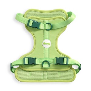 THE LICKER STORE Arlo Adjustable Soft Padded No Pull Pet Harness with 3 Buckles and 3 Leash Clips - 1 of 4