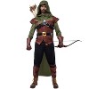 Joyfy Halloween Costume for Men Robin Hood, Renaissance Leather Robin Outfit Set for Adults Halloween Role Play Dress Up Parties-M - 2 of 4