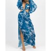 Women's BARBADOS TROPIC CUTOUT COVERUP - OLIVACEOUS - 3 of 4