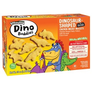 Yummy Dino Buddies Chicken Breast Nuggets - Frozen - 35oz - 1 of 4