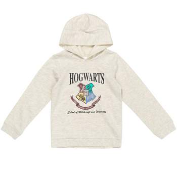 Harry Potter Gryffindor Hufflepuff Ravenclaw Slytherin Little Girls French  Terry Hoodie Grey 4-5 : Target