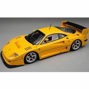 Ferrari F40 LM Modena Yellow with Silver 5 Spoke Rims "Press Version" (1996) Limited Ed to 55 pcs 1/18 Model Car by Tecnomodel - 1 of 3