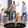 VEVOR Dog Playpen, 8 Pcs 30"H x 24"W Panels Foldable Metal Pet Exercise Pen, Dog Fence Indoor and Outdoor Pen with Door, 600D Oxford Fabric Bottom Pad - 2 of 4