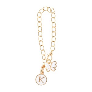 Unique Bargains Butterfly Heart Cup Chain Charm Water Cup Pendant 1 Pc - 1 of 4