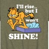 Boys' - Garfield - Rise But Won't Shine Short Sleeve Graphic T-Shirt - 2 of 4