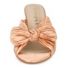 Allegra K Women's Slip-on Bow Chunky Heel Slide Sandals - 2 of 4