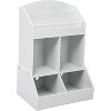 Acekool Kids Toy Organizer and Bookshelf, 3-Tier Sling Book Rack with 2 Storage Bins, Pine Wood, Child Safe, 35"x14"x39" for Playroom Bedroom - 3 of 4