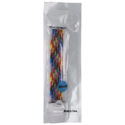 Woven Loop Band for Apple Watch (41/40/38mm) Cases - Gray Multi Color (135mm)