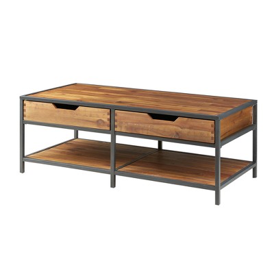 Portman Coffee Table - Natural/Graphite
