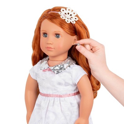 our generation doll red dress Our Generation - Brandclub - Our Generation 18" Doll with Jewelry Box  & Pierced Ears