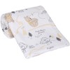 Lambs & Ivy Disney Baby Pooh and the Hundred Acre Woods White Baby Blanket - 3 of 4