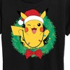 Women's - Pokémon - Pikachu Lights Wreath Short Sleeve Graphic T-Shirt - 2 of 4