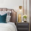 LNC Blobfish Polished Gold and Texture Glass Modern/Contemporary  Vanity Lights,1 Light/ 2 Light/3 Light - 4 of 4