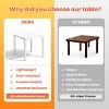 Pellebant Outdoor End Table Aluminum Square Patio Side Table - 4 of 4