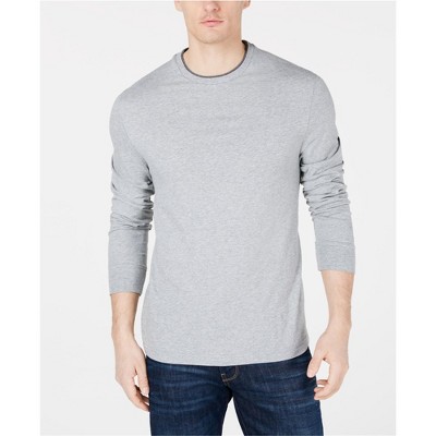 Club Room Mens Heathered Basic T-Shirt