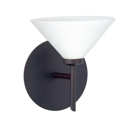Besa Lighting Kona 1 - Light Wall Light in  Bronze
