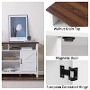 LunaLulinlk Farmhouse Sideboard Buffet Cabinet, 58" Large Kitchen Storage Cabinet - 3 of 4