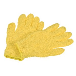 Unique Bargains Dusting Cleaning Gloves Microfiber Mittens for Plant  Lamp Window 1 Pair - 1 of 4