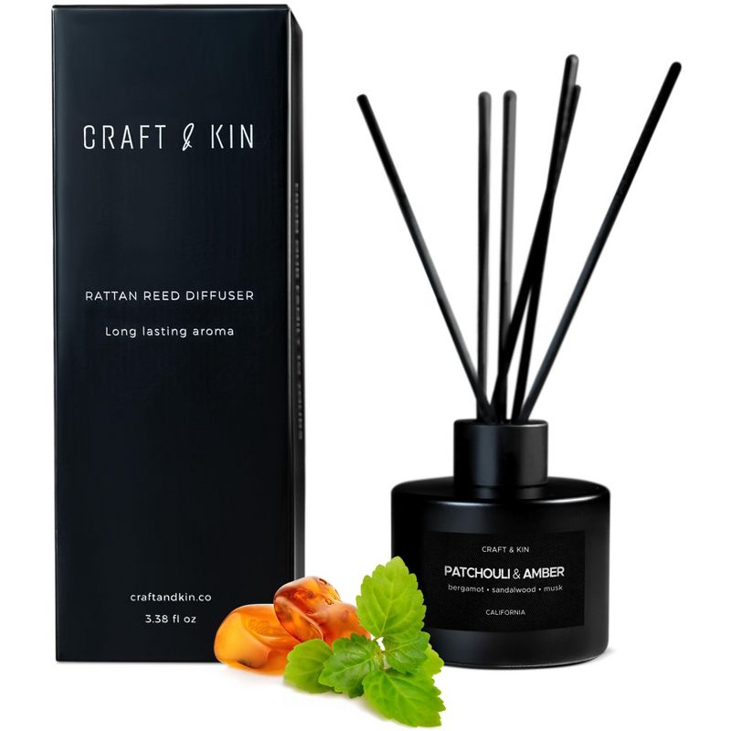 Craft & Kin Scented Oil Rattan Reed Diffuser Set, 1 of 7