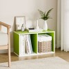 HOMLUX 2-Cube Bookcase Floor Open Wooden Storage Bookshelf Toy Organizer, Multiple Colors - 2 of 4