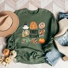 Cozy Season Watercolor Icons -  Womens Sweatshirt - 3 of 4