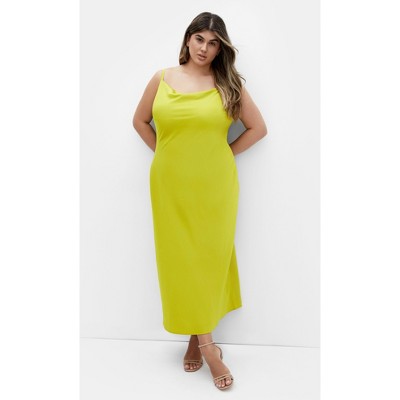 Women's Plus Size Sadie Dress - chartreuse | CITY CHIC