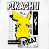 Women's Pokemon Black and White Electric Type Pikachu T-Shirt - 2 of 4