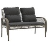 vidaXL Garden Sofa Set Grey Poly Rattan Medium Durable Garden Sofa Set - 4 of 4