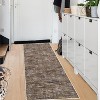 Runner Rug Washable Runner Rug Modern Abstract Runner Mat Hallway Contemporary Solid Rug Non-Slip Foldable Aesthetic Accent Floor Carpet - 3 of 4