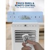 10,000 BTU Portable Air Conditioner, 3-In-1 Portable AC Units for Rooms w/ Dehumidifier, Fan, Remote Control, Auto Swing, Windows Kit Included, White - 3 of 4