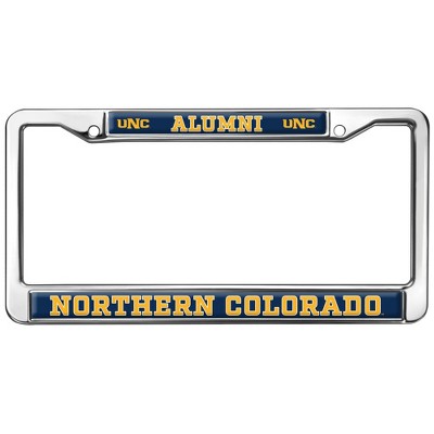 Northern Colorado Alumni Logo Full Size Standard License Plate Metal Frame