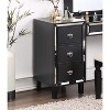 NicBex Vanity Desk with Mirror Dressing Table with Flip-top Mirror, Storage Drawers, Makeup Desk with Tufted Seat Stool for Apartment - 3 of 4
