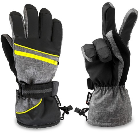 Waterproof & Windproof Winter Gloves for Women, Touchscreen Thermal Gloves  for Cold Weather, Ski Snowboard Work Gloves